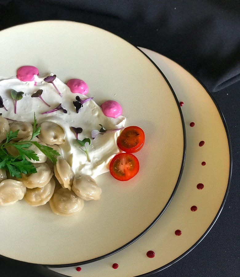 Verrines mit Microgreens