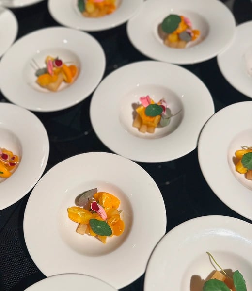 Köche beim Plating